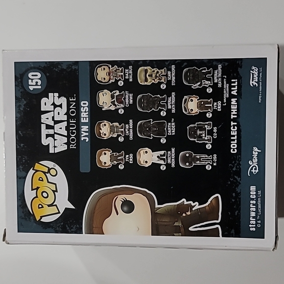 Funko Star Wars: Rogue One Pop! Jyn Erso Vinyl Bobble-Head Hot Topic Exclusive - Picture 4 of 9